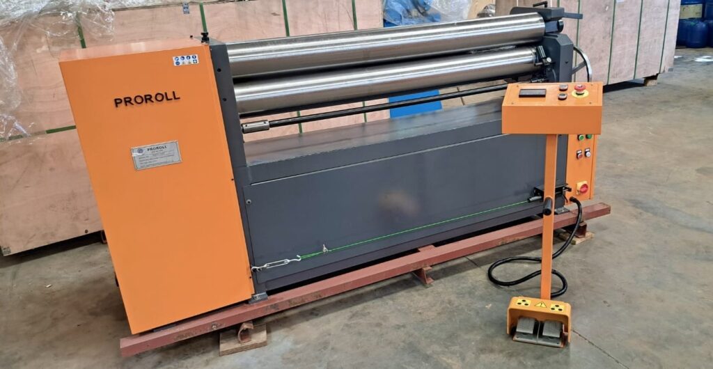 Proroll Motorised Slip Rolls 6mmx1500mm with DRO